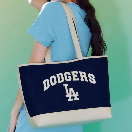 Varsity Basic Canvas L-Tote Bag Los Angeles Dodgers