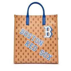 Monotive Coated Canvas Vertical Tote Bag Boston Red Sox