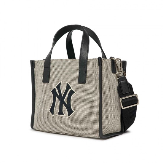 Basic Big Logo Canvas S-Tote Bag NEW YORK YANKEES