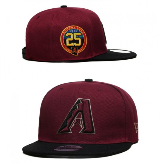 Arizona Diamondbacks Burgundy 25 Years Snapback Hat