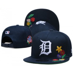 Detroit Tigers Visor Bloom Navy Snapback Cap