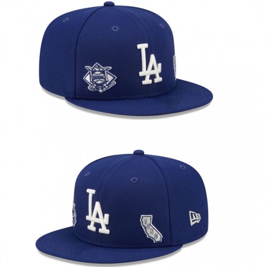 Los Angeles Dodgers Identity Snapback Hat - Royal