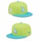 Los Angeles Dodgers Green/Aqua 1980 MLB All-Star Game Cyber Vice Snapback Hat