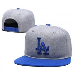 Los Angeles Dodgers 2 Tone Gray/Blue Snapback Hat