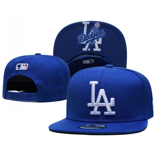 Los Angeles Dodgers Logo Under Visor Royal Snapback Hat