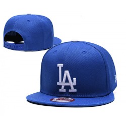 Los Angeles Dodgers Blue White Logo Snapback Hat