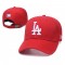 Los Angeles Dodgers Red White Logo Adjustable Hat