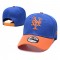 New York Mets 2Tone Blue/Orange Snapback Hat