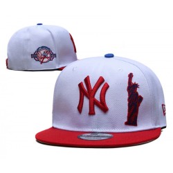 New York Yankees 100th Anniversary Statue of Liberty 2Tone White/Red Snapback Hat