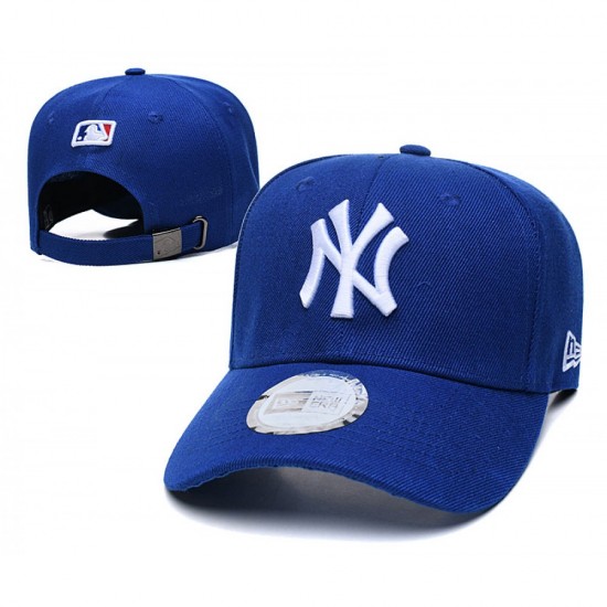 New York Yankees League Essential Blue White Logo Adjustable Hat