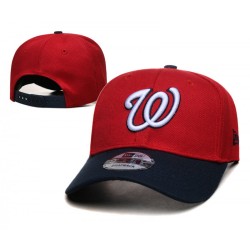 Washington Nationals Leauge Essential 2Tone Red/Black Snapback Hat