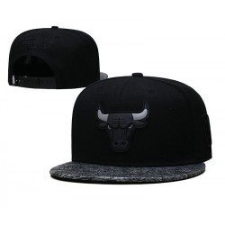 Men's Mitchell & Ness Black Chicago Bulls True Hook Snapback Hat