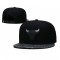 Men's Mitchell & Ness Black Chicago Bulls True Hook Snapback Hat